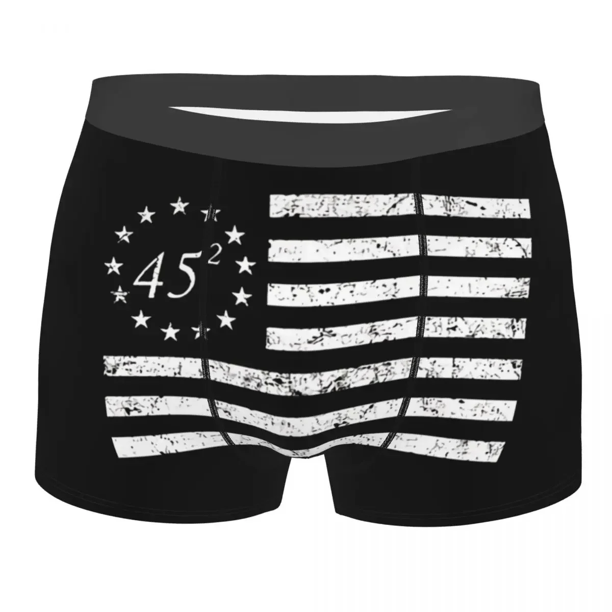 45 Betsy Ross Flag Vintage Donald Trump 20 Men Boxer Briefs Underwear Russian CCCP Highly Breathable Birthday Gifts