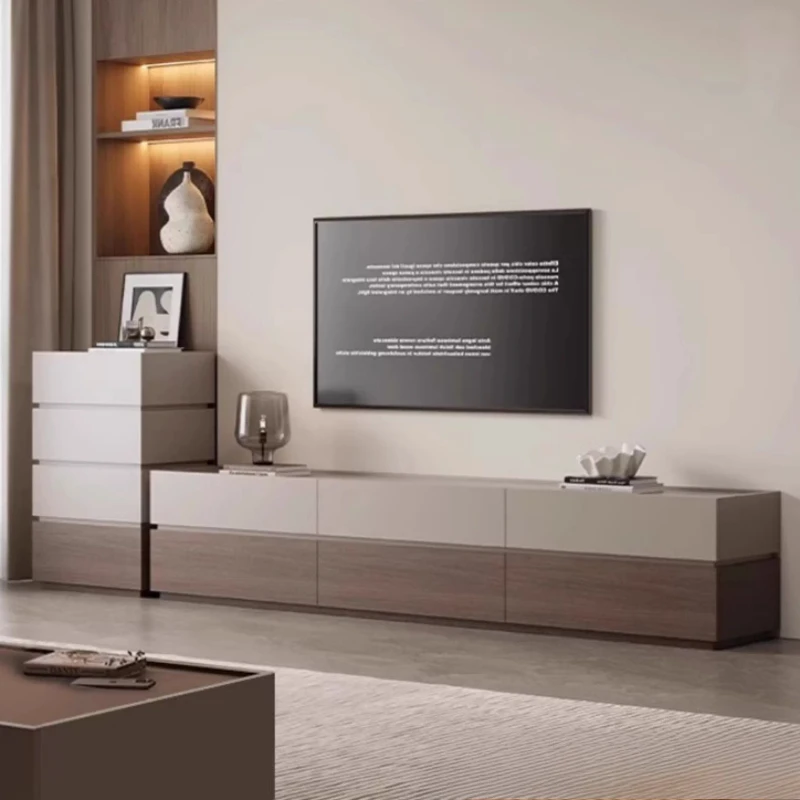 Mueble de TV de madera para suelo, mueble de almacenamiento para sala de estar, mueble de TV nórdico, estante pequeño para televisión, muebles para el hogar, muebles para dormitorio
