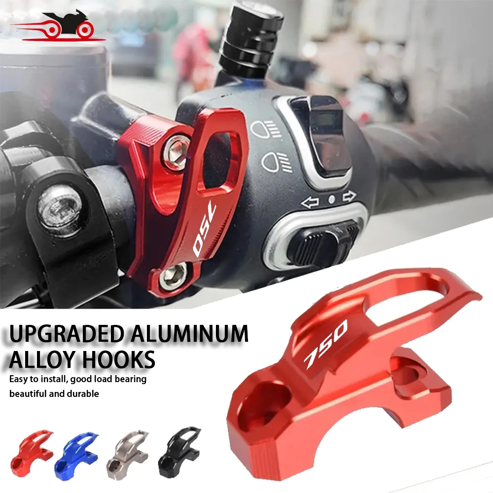 For HONDA FORZA 750 XADV 750 NC750X CB750 Hornet XL750 Transalp Aluminum Motorcycle Accessories Helmet Hanger