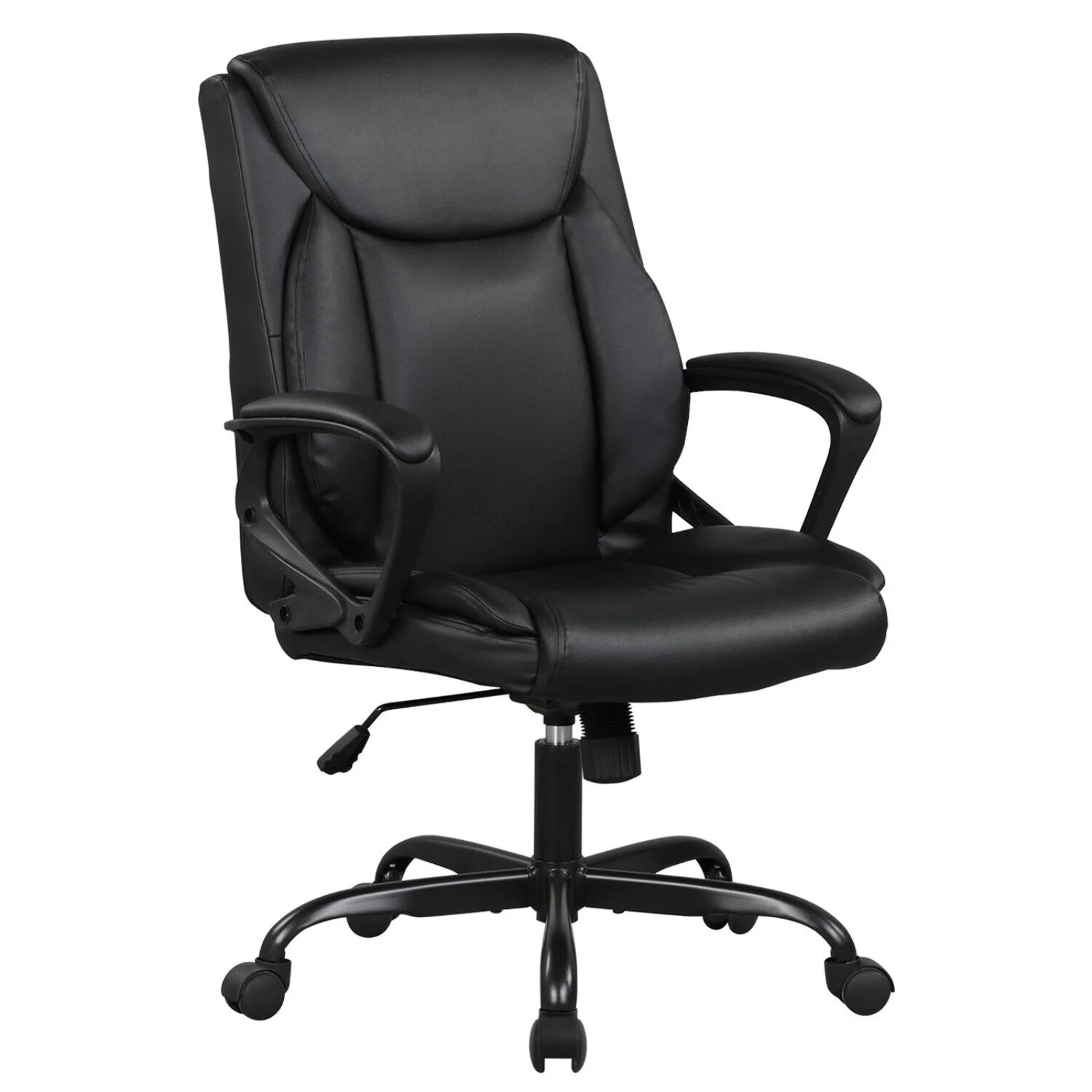 Home Office Chair Ergonomic Desk Chair PU Leather Task Chair Rolling Swivel United States