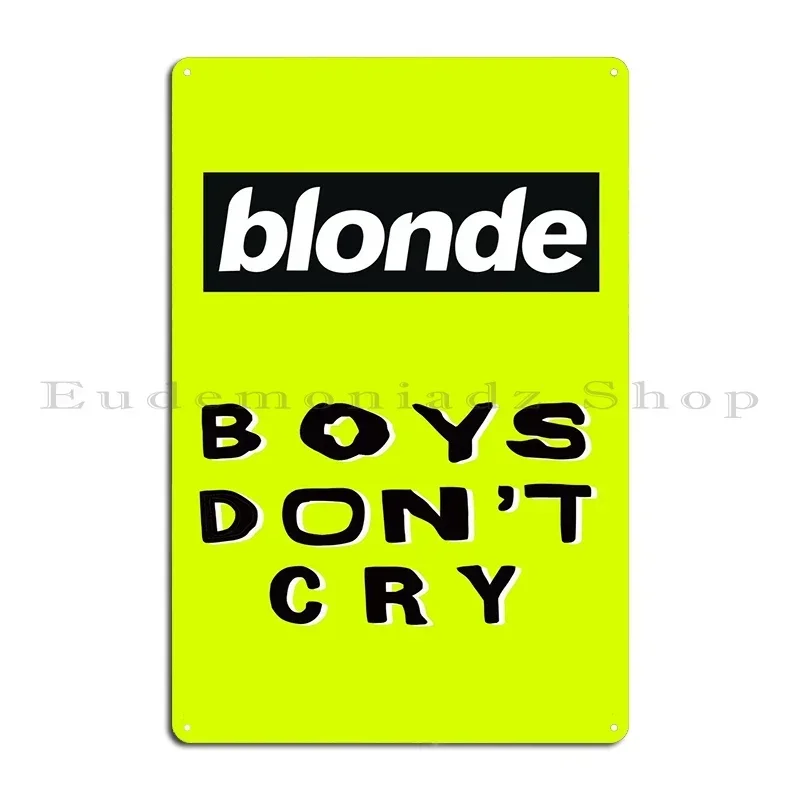 Boys Dont Cry Metal Sign Wall Mural Personalized Home Design Cinema Tin Sign Poster