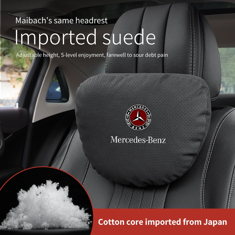 

Car Headrest Neck Support Mercedes Benz A C E S R V Class ML CLA CLS SLK GLA GLC GLS GLK Sprinter Vito Seat Waist Cushion Pillow