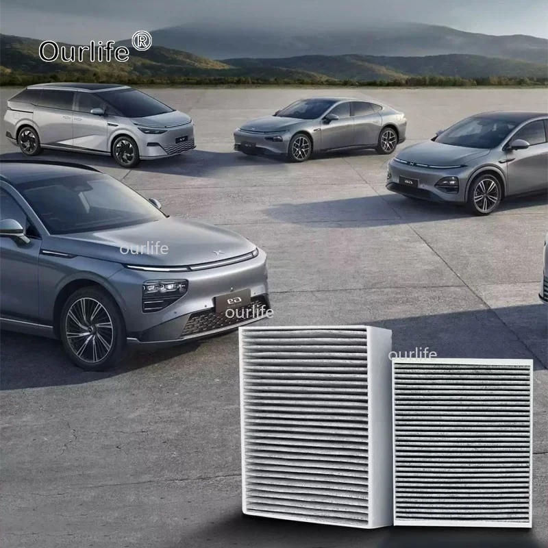 For XPENG G6 G9 X9 P7+ THE NEXT P7 2026 2025Car Air Conditioning Filter Activated Carbon Air Filter Car Modification Accessories