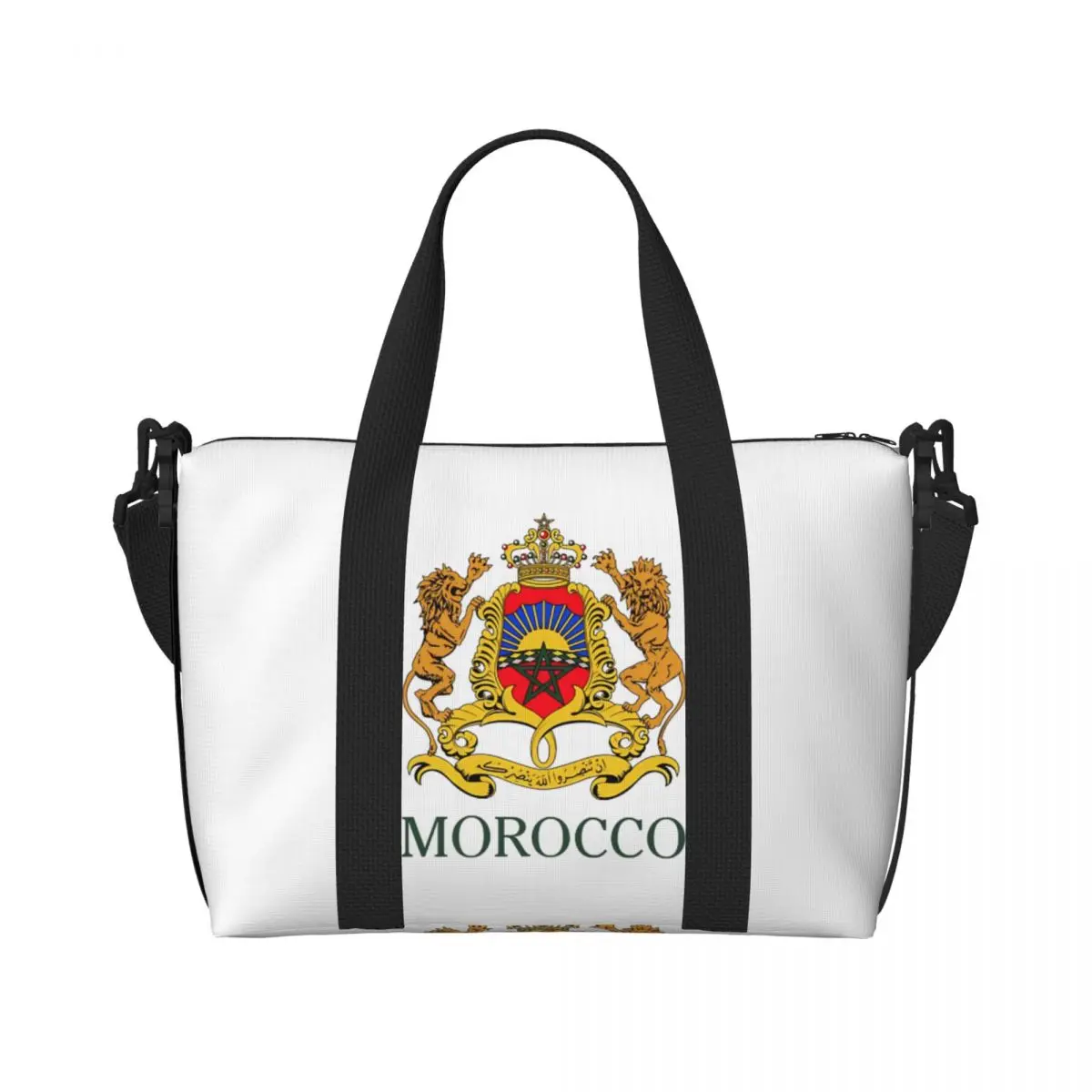 

Дорожная сумка с гербом Марокко, спортивные сумки большой вместимости, уличные сумки для мужчин и женщин, спортивная сумка на заказ, повседневная ретро-сумка для фитнеса