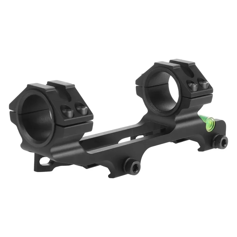 

25.4mm 30mm Quick Release Scope Mount One Piece Cantilever Bracket Bubble Level 20mm Picatinny Rail Riflescope Ring