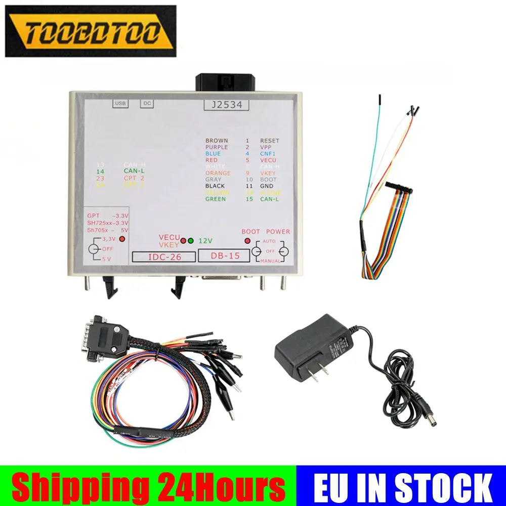 Power Box JTAG OBD Car ECU Programming Tool FLASH Power Box Works For ECU Openport  J2534 Device Box FLASH