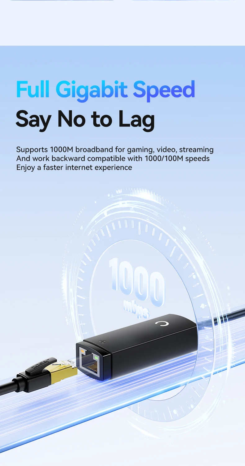1000Mbps USB-C Ethernet-Adapter Typ-C zu RJ45 Gigabit Ethernet USB Typ-C LAN-Netzwerkkarte für Laptop Tablet PC – Detail 5