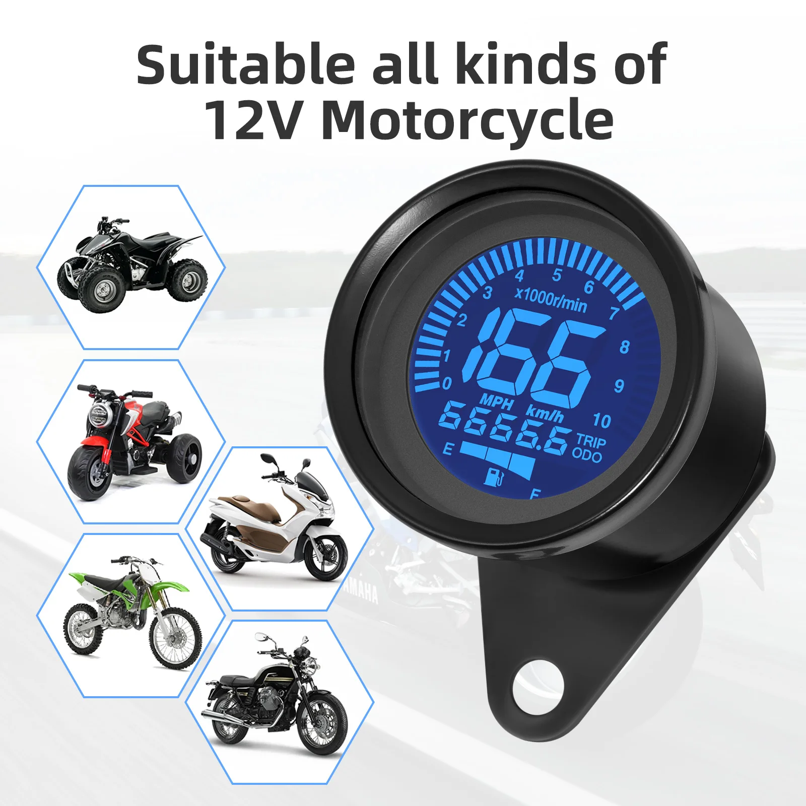 Thumbnail 4 - #8 Latest Motorcycle Speedometers Offers