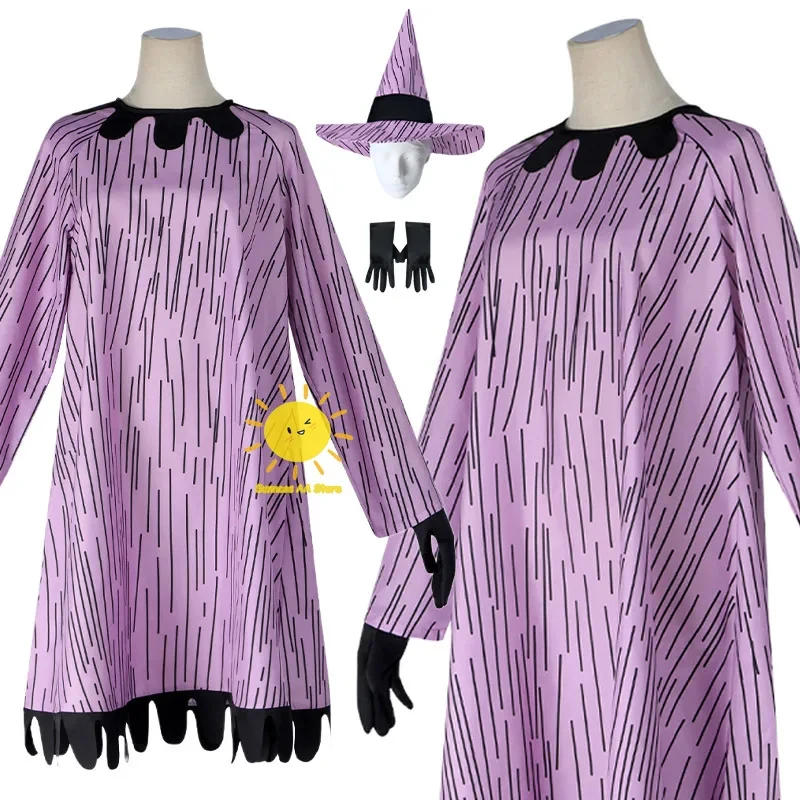 

❤️❤️❤️Anime Shock Cosplay The Nightmare Before Christmas Cosplay Costumes Dress Hat Gloves Shock Suits Halloween Party Cos❤️⭐️❤️