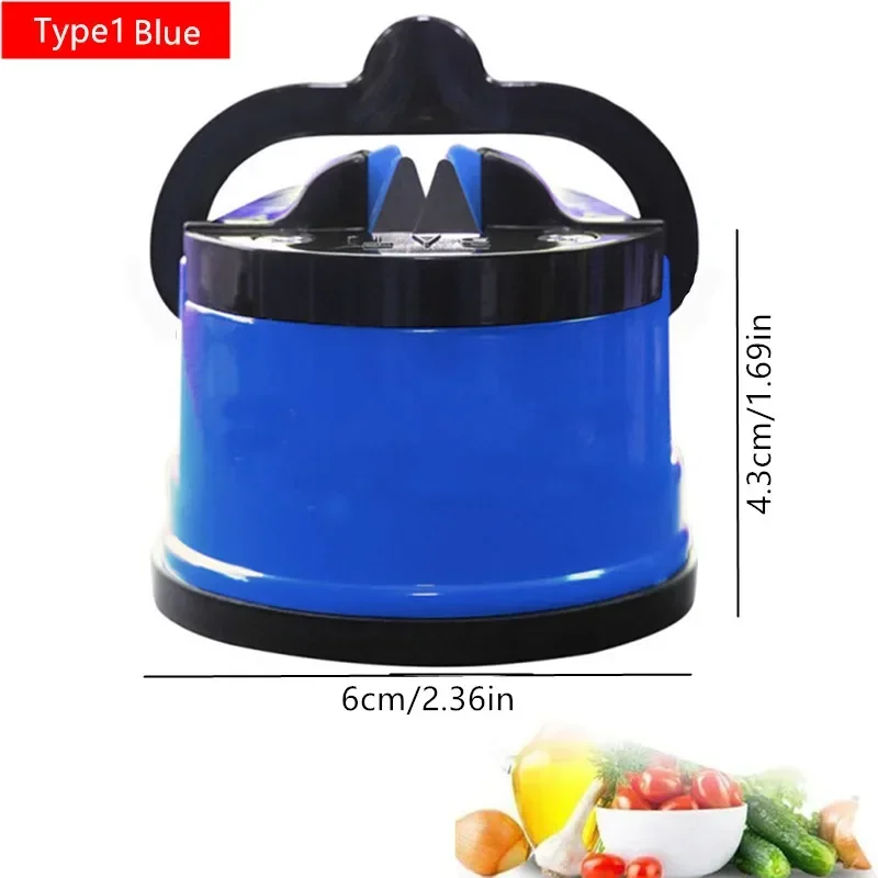 1Pcs Sharpening Tool Easy and Safe To Sharpens Kitchen Chef Knife Damascus Knife Sharpener Suction,Household Hand Tool