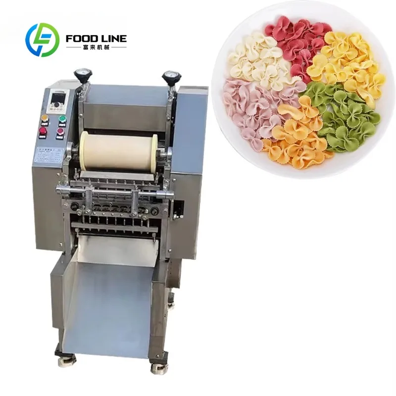 Butterfly Noodle Making Machine Farfalle Pasta Noodle Forming Machine Butterfly Shape Noodle Maker Machine