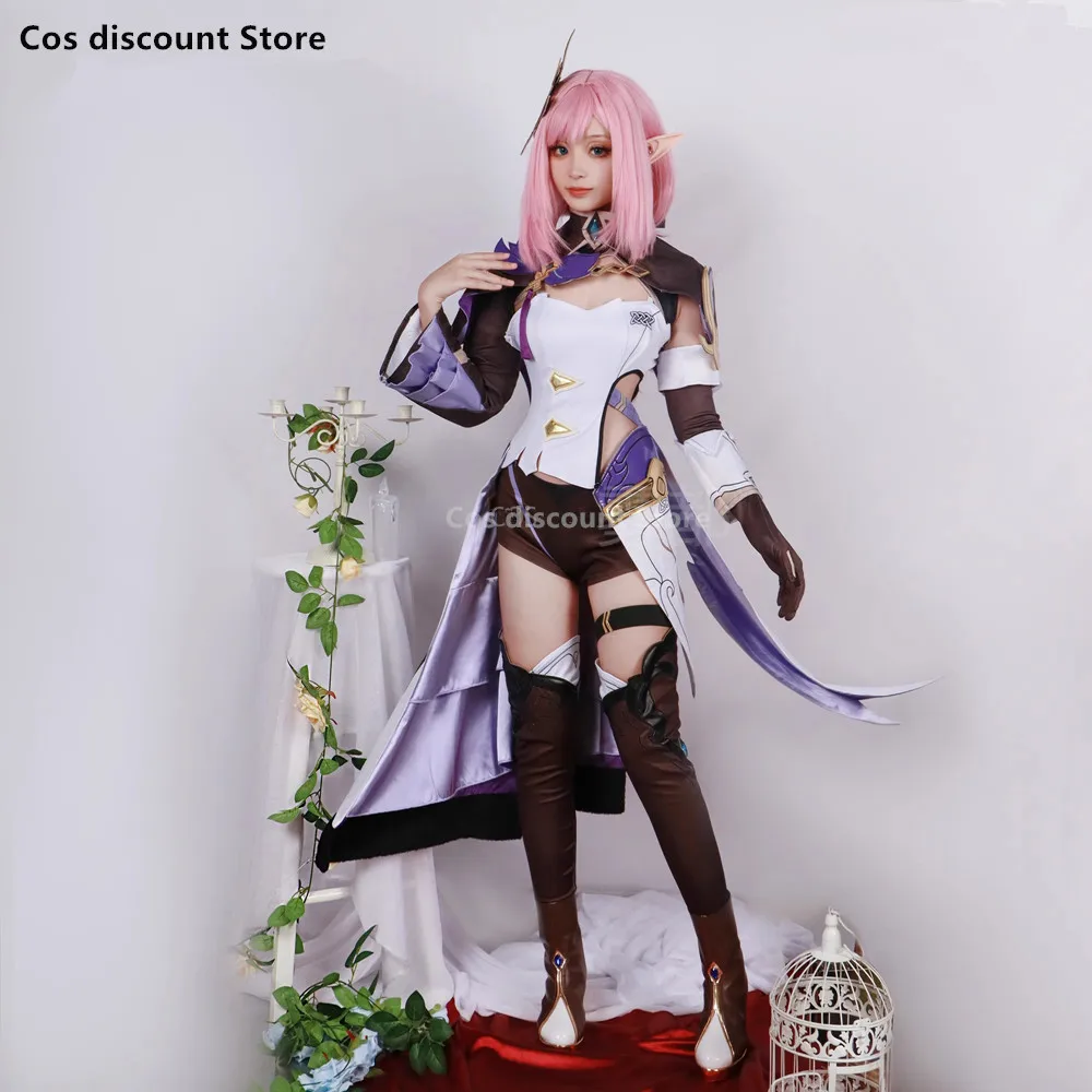 

Elysia Game Suit Nifty Lovely Uniform Honkai Impact 3rd Cosplay Costume Women Halloween Party Role Play Outfit Sizes XS-3XL 2023