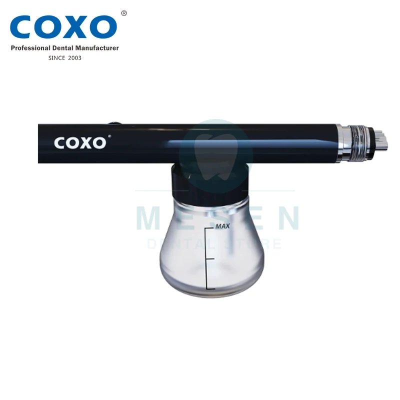 COXO 2/4 holes CA-1 Dental Aluminum Oxide Sandblaster Air Abrasion System Microblaster With Water Spray Dental sandblasting tool