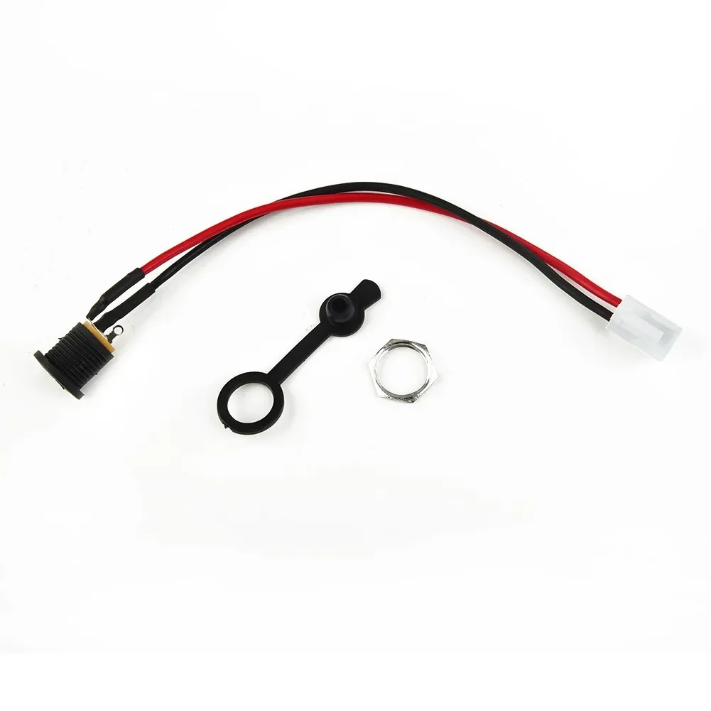 

Electric Scooter Charging Port DC5.5x2.1mm Plug Balance Car Charging Charger Round Hole Socket Ebike Accessories Accessory