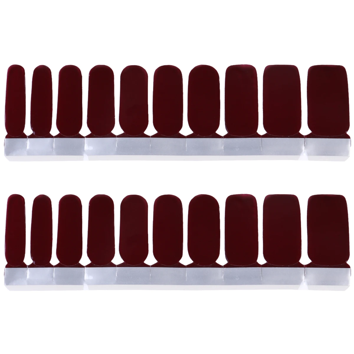 

Solid Color Nail Art Stickers Premium Women Manicure Decoration Flame Red Diy Durable Safe Gift For Girls Nail Accessories