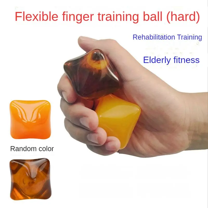 ABJV الراتنج ضد الإجهاد تدليك اليد الكرة إعادة التأهيل المسنين ممارسة المعدات كرة لياقة بدنية إصبع مرونة التدريب الكرة