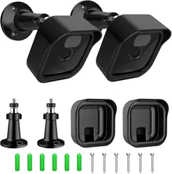 2-Pack Wall Mount Stand For Blink Outdoor 3rd Gen Bracket Weatherproof Cover 360 Degree Adjustable For Blink Outdoor 3th Camera