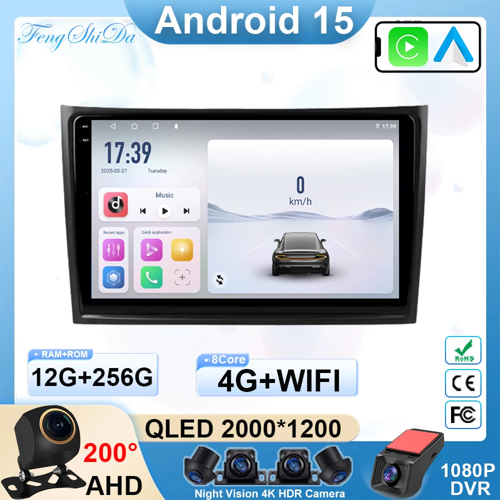 

Android15 Car Radio For Volvo XC90 C 2002 - 2014 Multimedia Video Player Navigation stereo GPS No2 din WIFI dvd Wireless Carplay