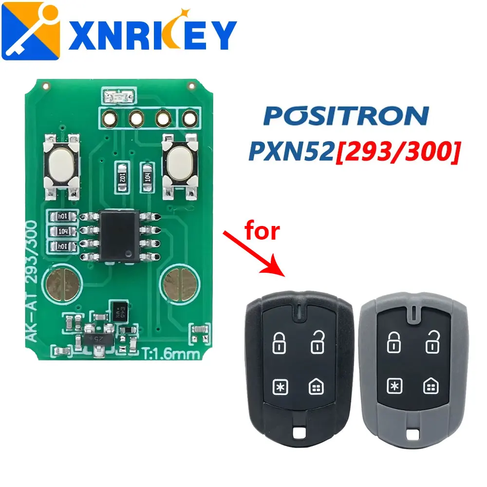 For Brazil Positron Flex (PXN52) Alarm System PCB 50PCS Double Program (293/300) AKBPCP126AT / AKBPCP152AT AutokeySupp