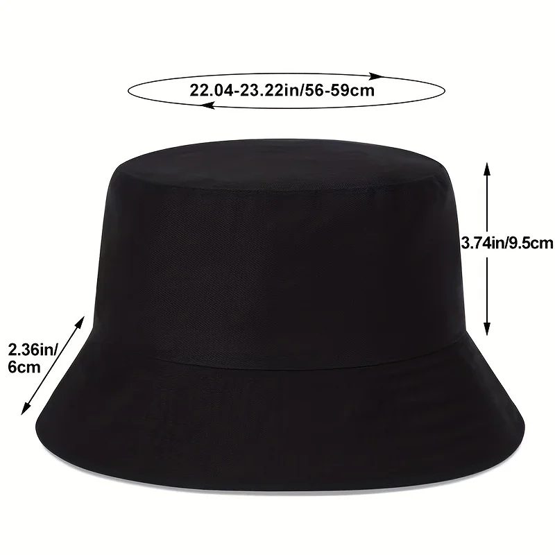 Unisex N86 Label Personality Pu Leather Bucket Hats Fishermen Caps Outdoor Casual Cap Sunscreen Hat