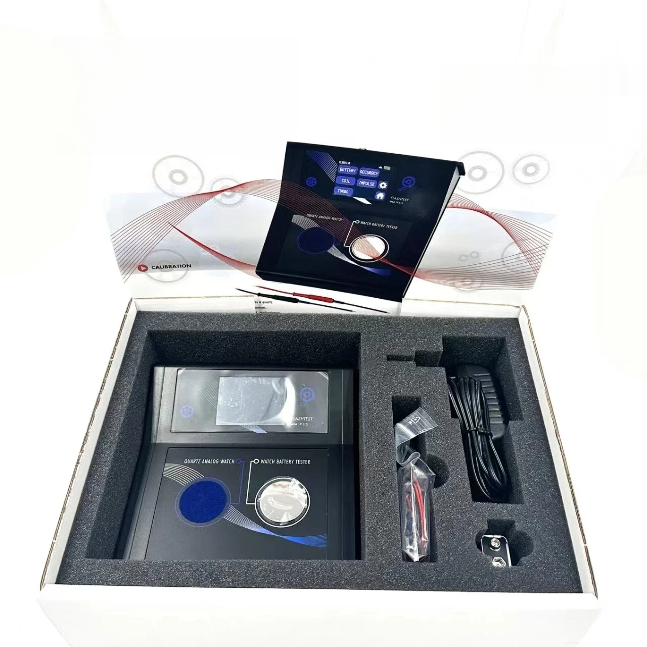 Multifunctional and convenient touch screen quartz movement tester