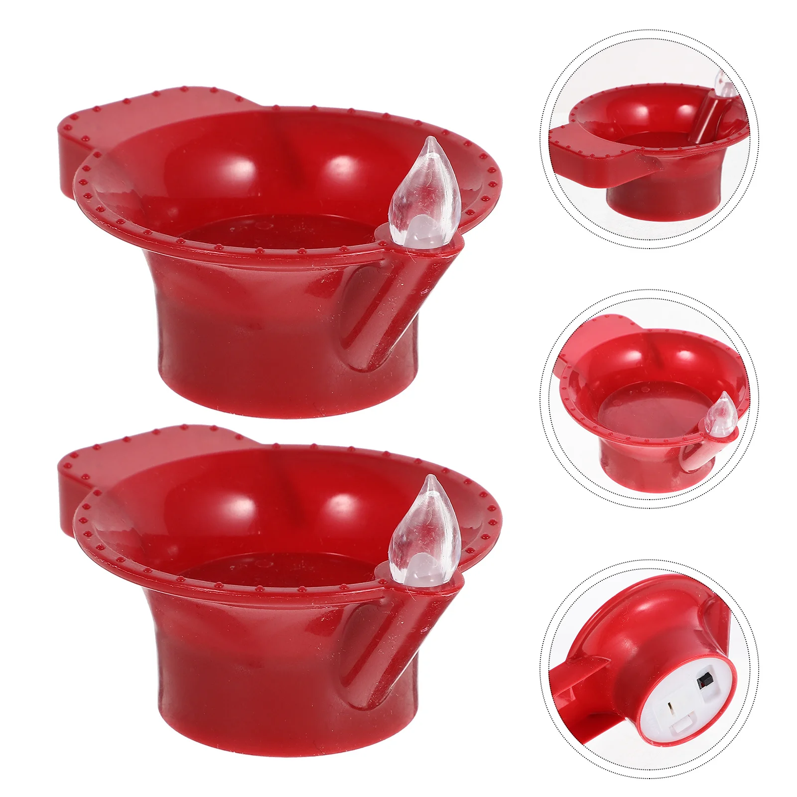 

12Pcs Waterproof LED Lights Flameless Electric Operated Decorative Candles for Wedding Party Home Festival