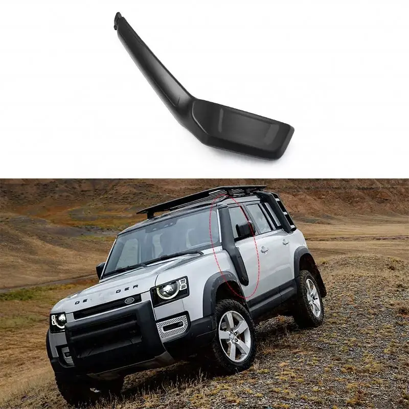 Upgrade external accessories the wade throat matte black snokle for Land Rover Defender 2020+