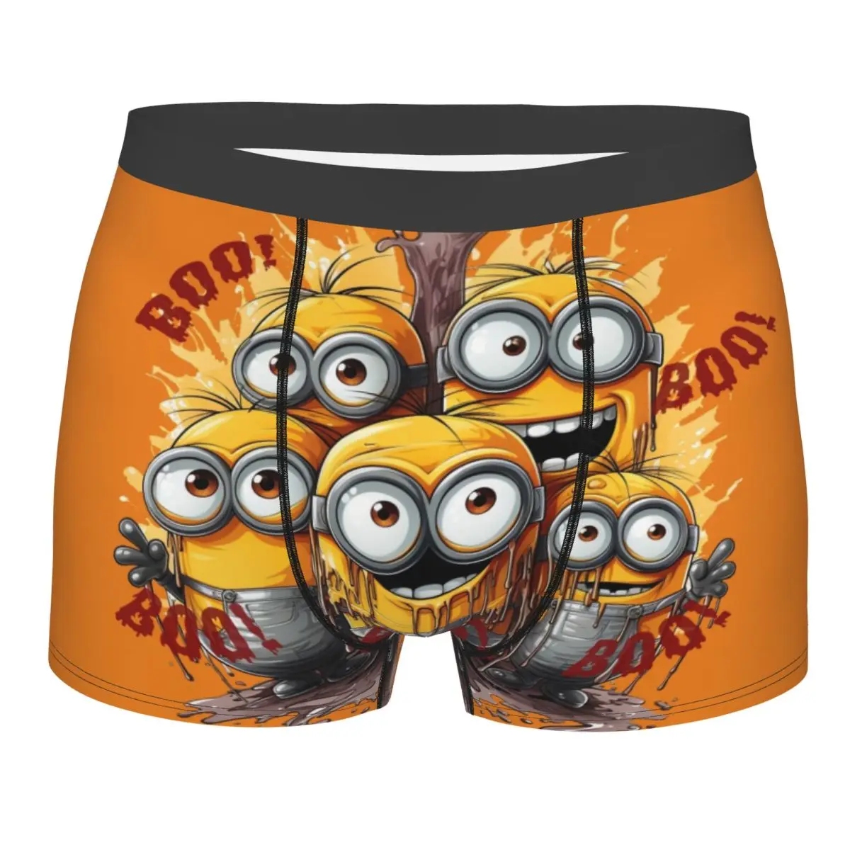 

Novelty Minions Halloween Boxers Shorts Underpants Male Stretch Briefs Underwear