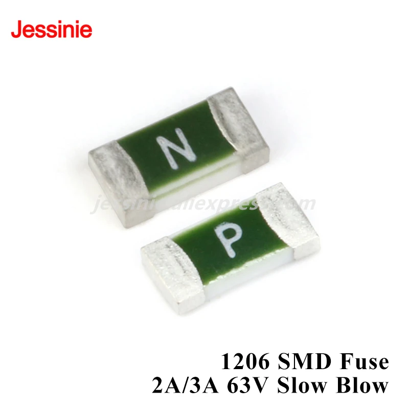 100 قطعة/5 قطعة CC12H2A CC12H3A -TR 1206 SMD مرة واحدة الصمامات ضربة بطيئة 2A/3A 63 فولت قطع الاتصال البطيء المتاح الصمامات كسر بطيء