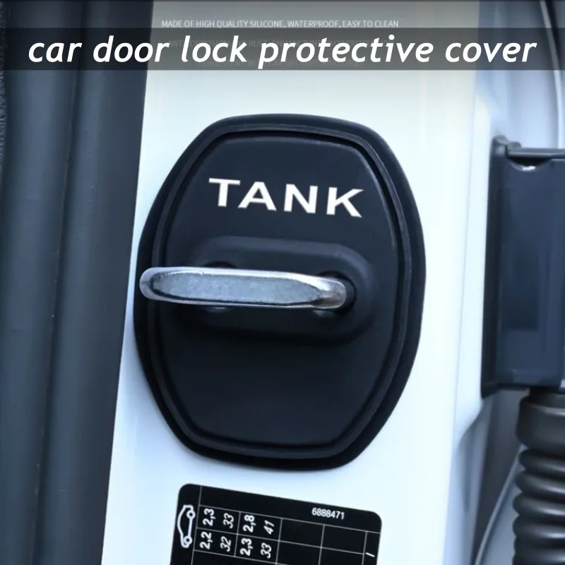 

Для TANK 300 400 500 700 автомобильный дверной замок защитный силиконовый чехол аксессуары