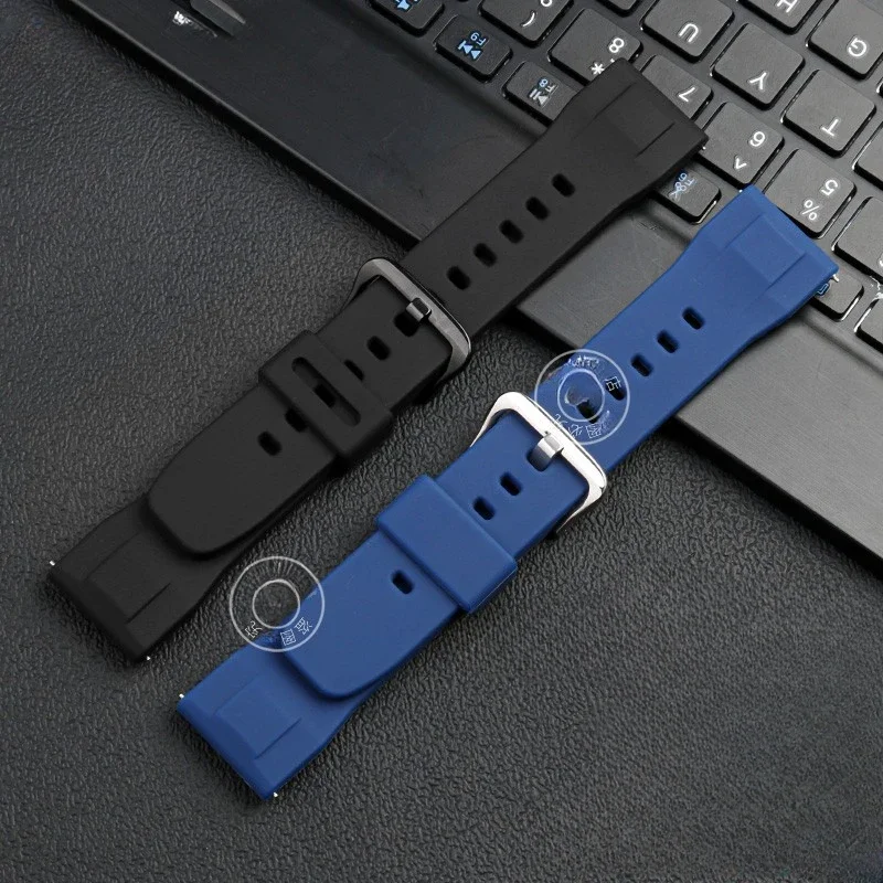 Silicone Watchband for Casio Mountaineering Replace Watch Strap PRW-6600 PRG-600/650y Solid Stainless Steel Buckle Waterproof