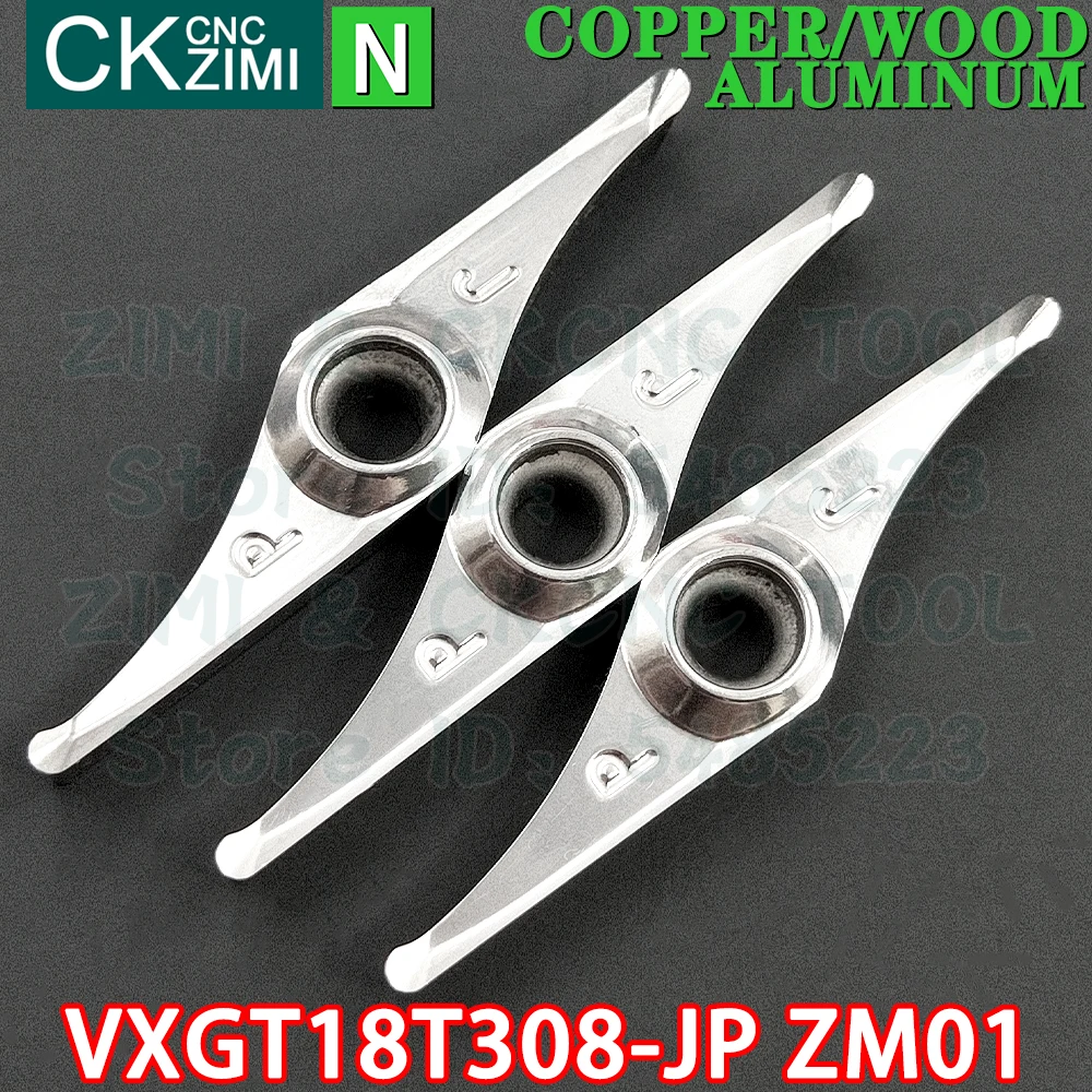 VXGT18T308-JP ZM01 VXGT 18T308 JP ZM01 Carbide aluminum wood Insert Turning inserts Tool CNC mechanical Metal lathe Cutting Tool