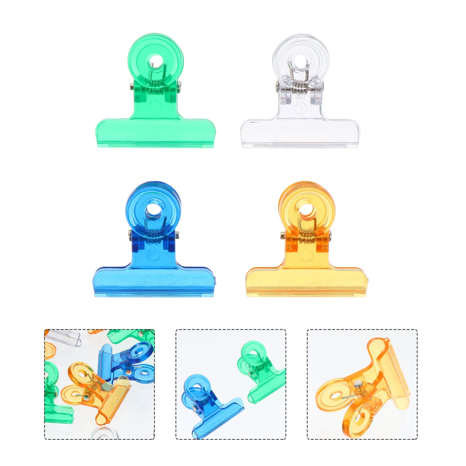 Abrazaderas de extensión de uñas de 20 piezas, Clips de retención de plástico duraderos y ligeros para manicura, fijación rápida, salón profesional, uso doméstico