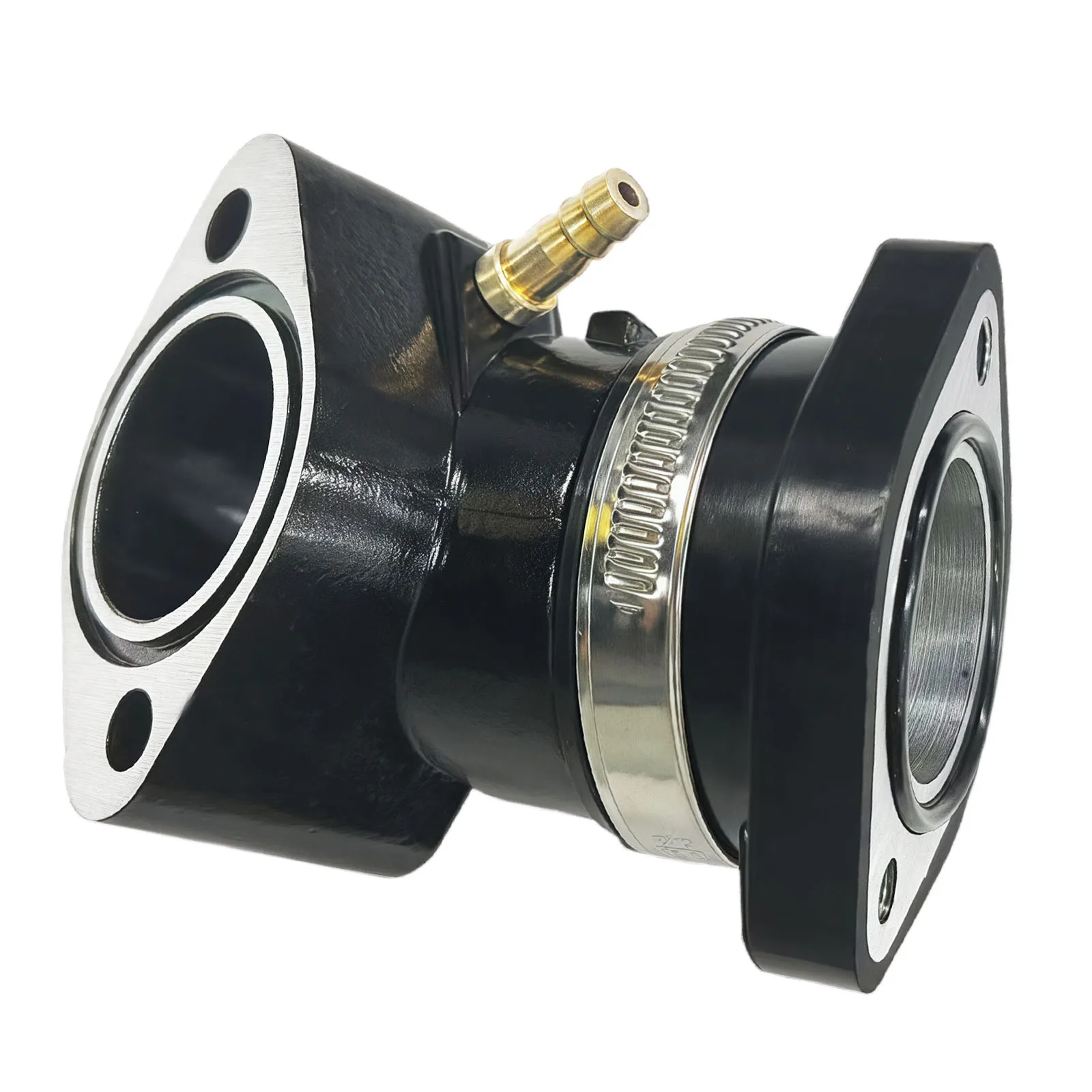 NIBBI CNC GY6 Ansaugkrümmer PE-Flansch Vergaseradapter passend für 50cc-300cc Roller GY6 Motor Schnittstelle Motorrad Tuningteile – Detail 2