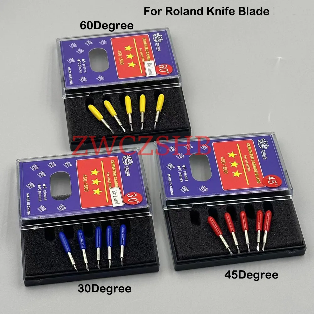 10PCS Roland Schneiden Plotter Messer Klinge 30/45/60 Grad Hartmetall Klinge Für Roland XC540 SP540 VP300 VP540 VS420 BN20 – Detail 5