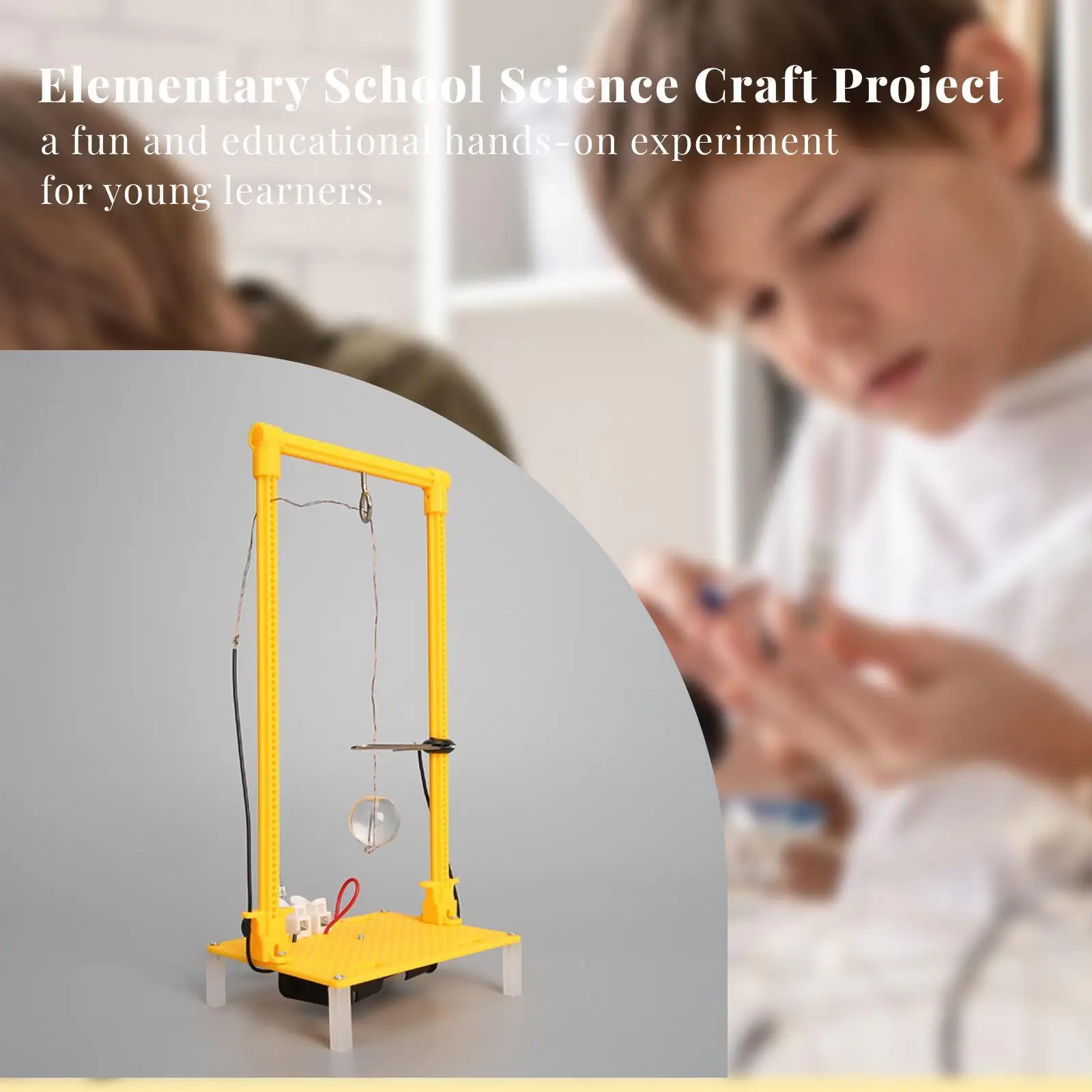 Modèle EQ créatif en bois pour projets scientifiques et activités de bricolage