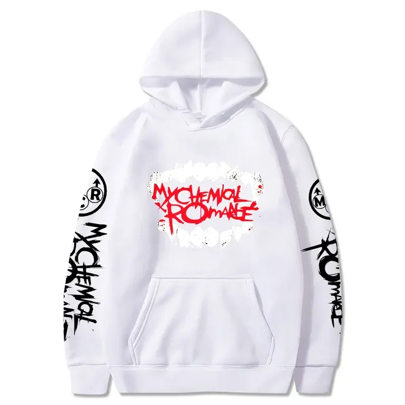 My Chemical Romance Hoodies Unisex Black Parade Punk Emo Rock Hoodie Sweatshirt Winter Jacket Coat Oversize Clothes Pullover