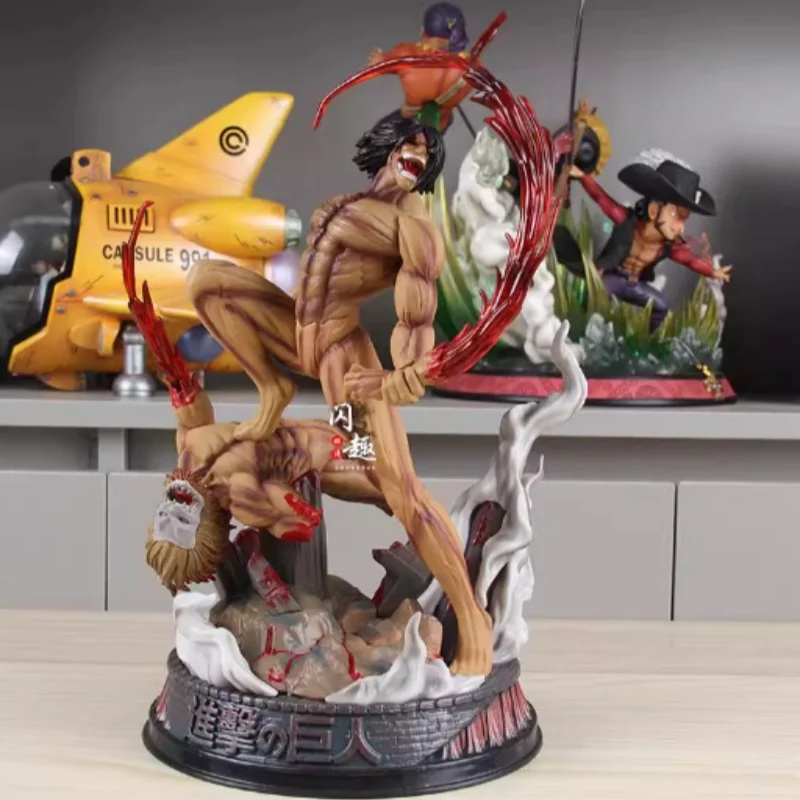 

Коллекционная фигурка аниме «Атака Титанов», модель 2-го титана, предмет дисплея, аниме-игрушка, гуманоидный робот, экшн-фигурка, коллекционные предметы