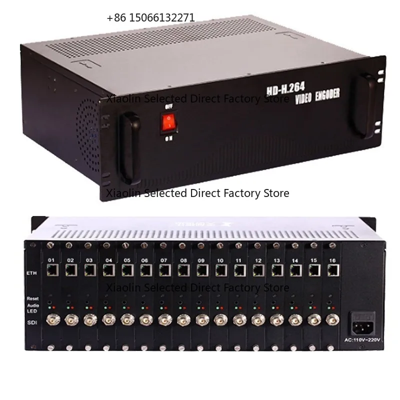 EN6162 16-Channel High-Definition Live Video Encoder SDI Multi-Channel for Radio And TV Broadcasting