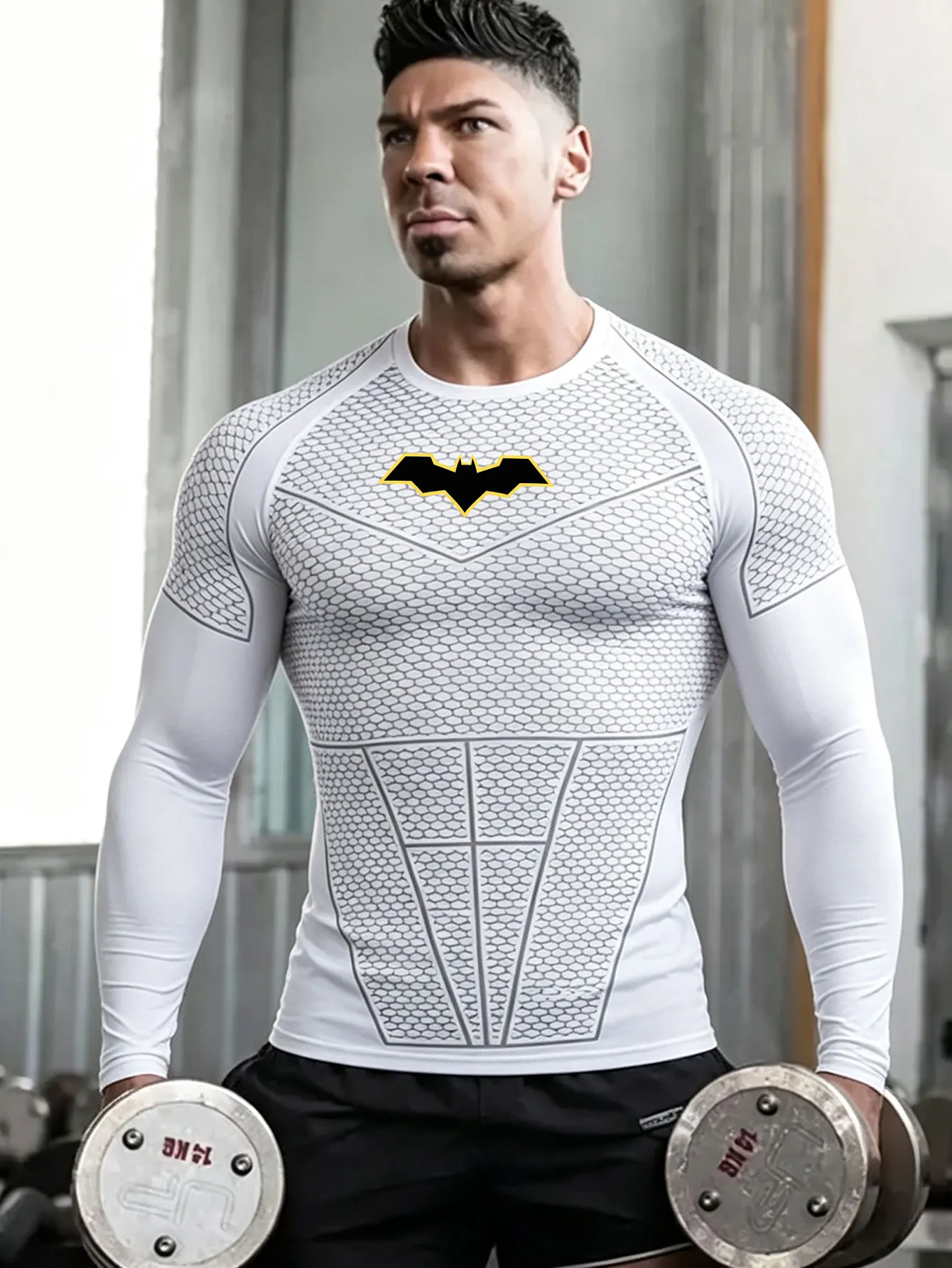 Men Running Compression T-shirt Long Sleeves Sport Tees Gym Fitness Sweatshirt Male Jogging Tracksuit Homme Athletic Shirt Tops