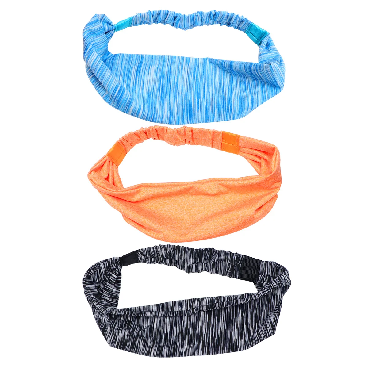 

3Pcs Yoga Elastic Hairband Sweat Absorbing Headband for Sports Running Workout Pilates Ladies Sports Hairband Yoga Headwear