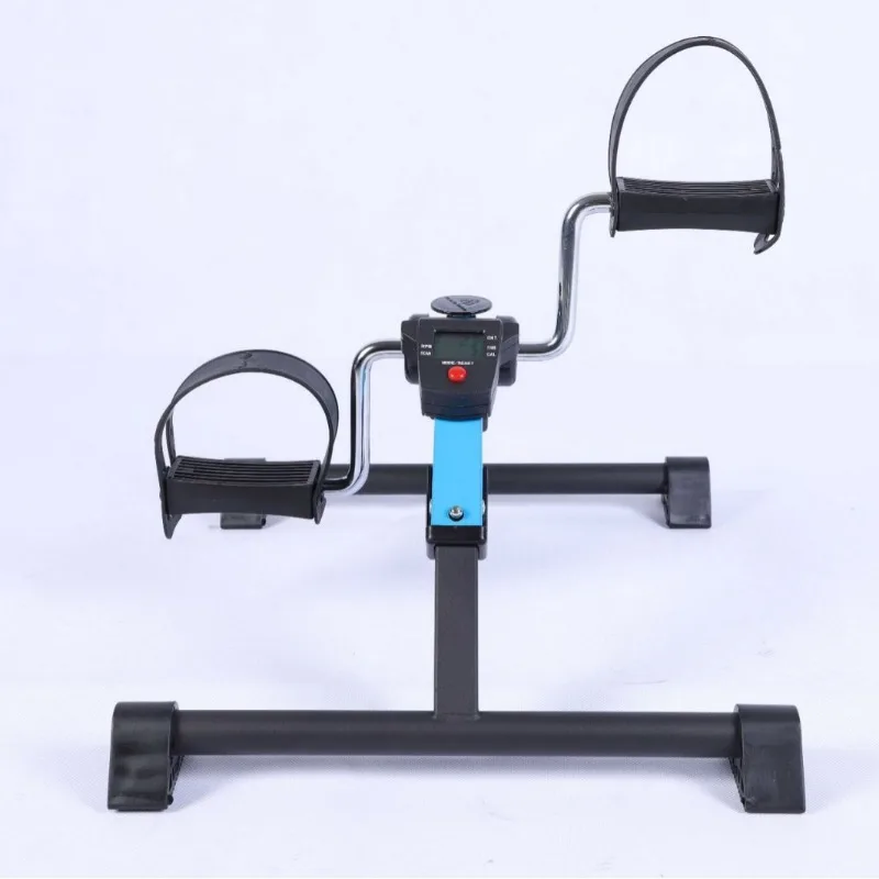 Exercise Bike Upper and Lower Limbs of The Elderly Training Equipment Folding Counting with Watch Bicycle