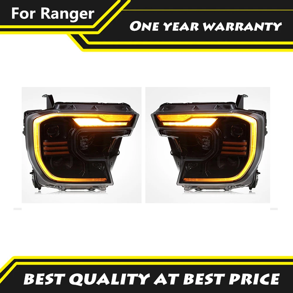 Wildtrak XLT Sport LED Front Headlight For Ranger T9 XL XLS Pickup Auto Headlamp 2022 2023 Car Accessories