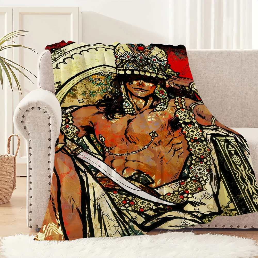 Sultans Game fanart cool  Blanket Flannel warm comfort soft plush blanket for sofa living room office bedroom travel gift