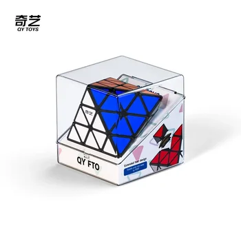 [JudyCube] Qiyi Fto obrotowy octahedron magiczny magiczna kostka prędkości bez naklejek profesjonalne zabawki Fidget Cubo Magico Puzzle
