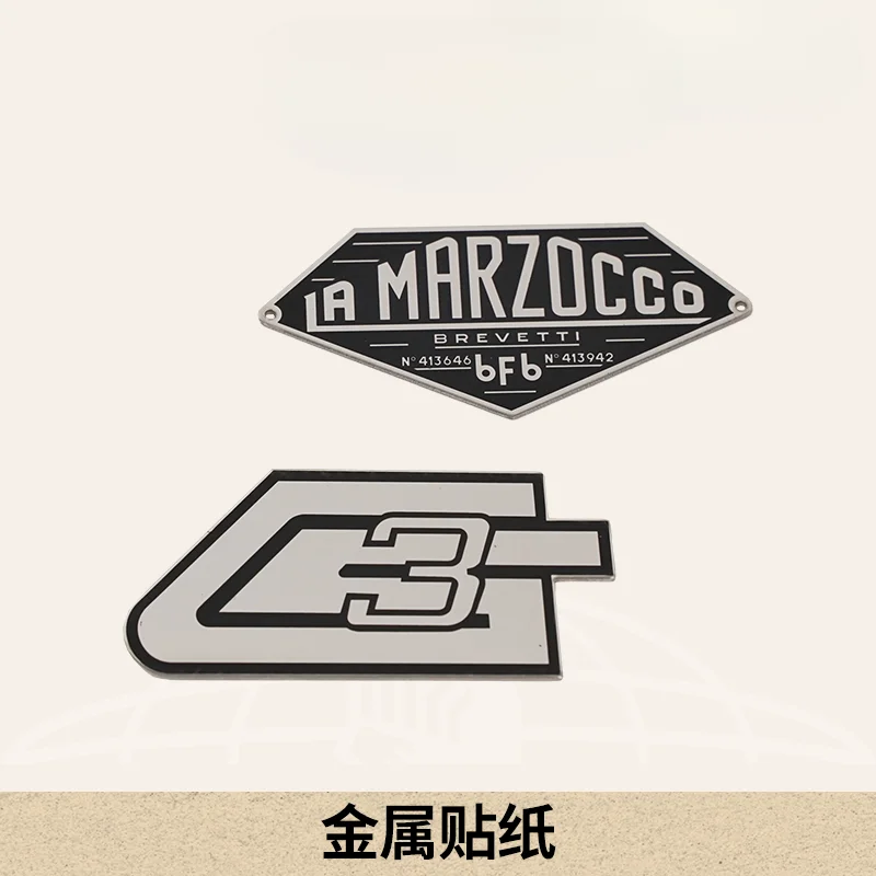 

For la marzocco Hot Mom Metal logo Stickers