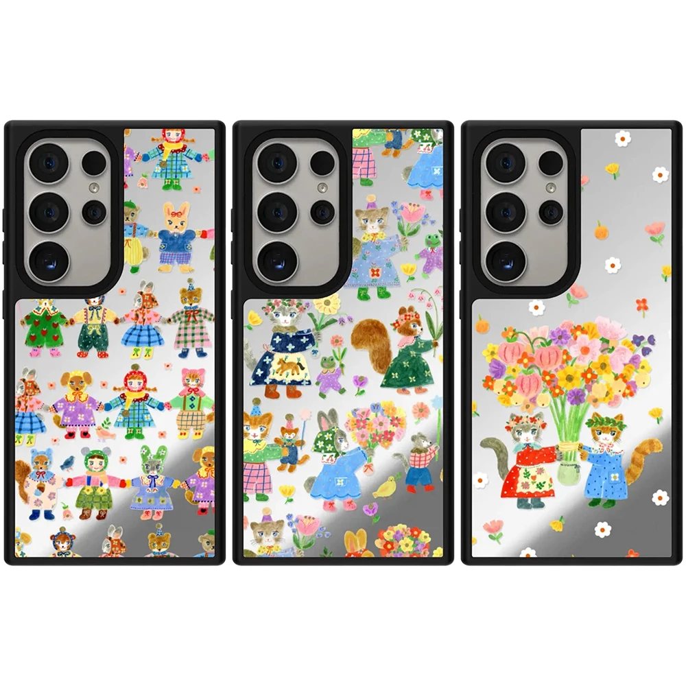 6042366 Mirror Magnetic Case: Compatible with Samsung Galaxy S23 U S24U S25 S26 Ultra S25+ S26 Plus Shell