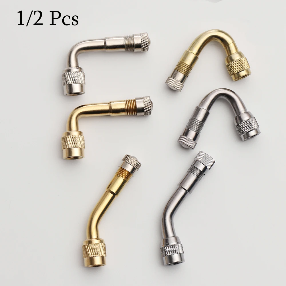 

1pcs 45/90/135 Degree Angle Brass Air Tyre Valve Extension Stem Adapter Car Truck Motorcycle High Quality Cycling Accessories