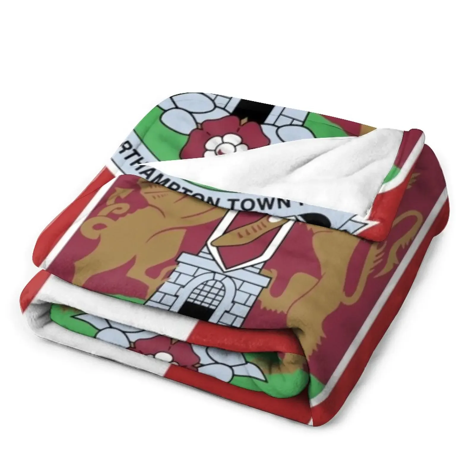 بطانية رمي لأساسيات الغرفة ، بطانية لطيفة ، حافظات FC و iPhone ، مدينة نورثامبتونية ، علامة تجارية لطيفة وفاخرة #3