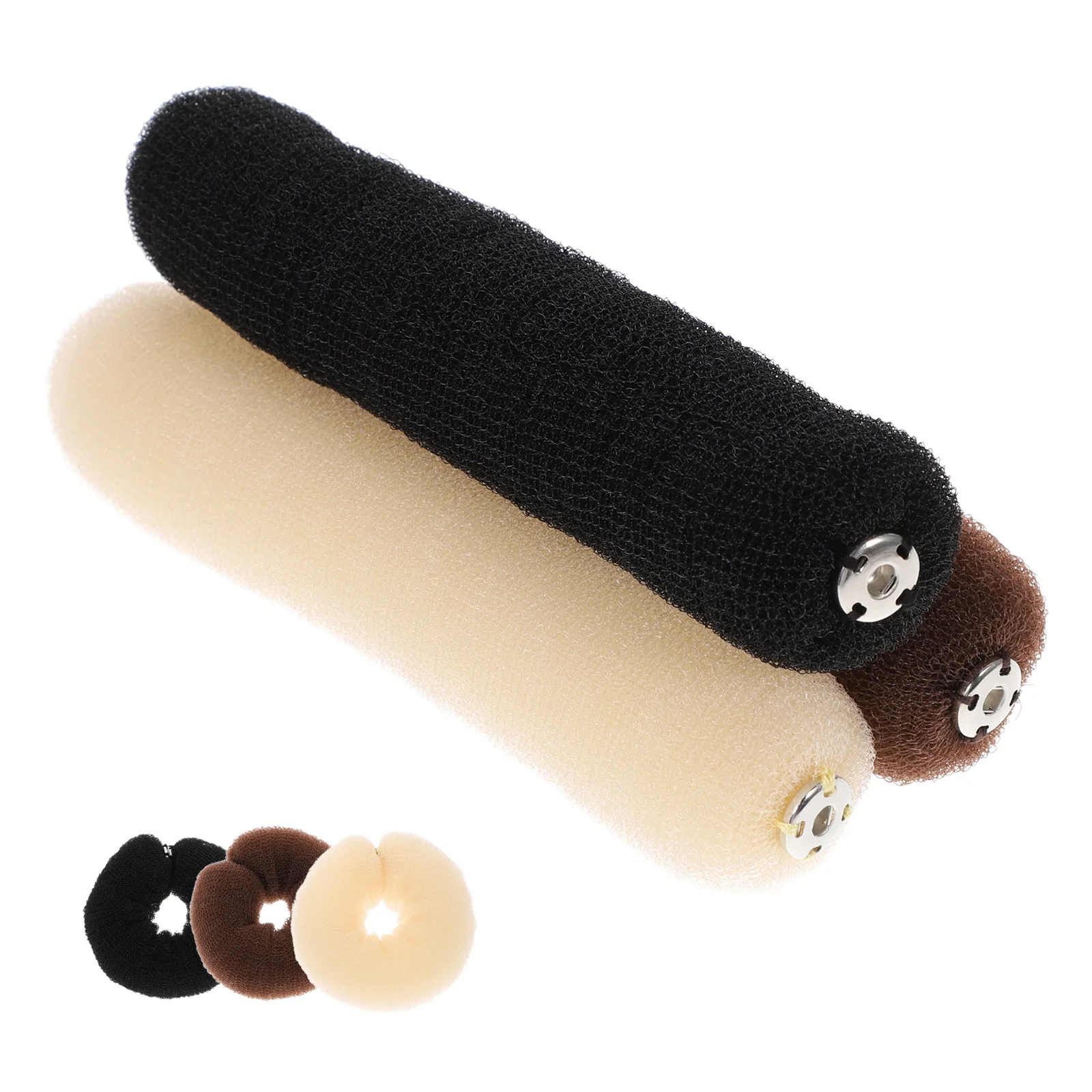 3 قطعة صانع كعكة الشعر مطاطا مقاومة للاهتراء تصفيفة الشعر أداة لحفلات الزفاف حفلة موسيقية مواعيد المحمولة قابلة لإعادة الاستخدام كعكة الشعر المشكل الإناث #1